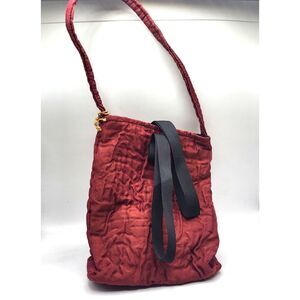 New WIth Tags MARUCA Boulder, CO Handmade Red Bag 14in long by 5in
